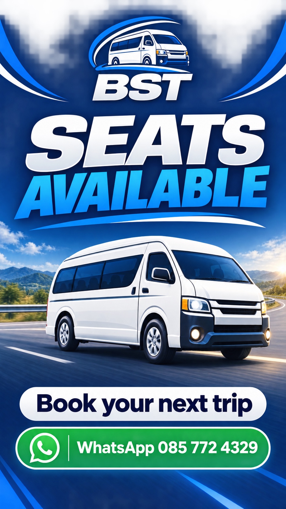 Boriza Seats available social status poster
